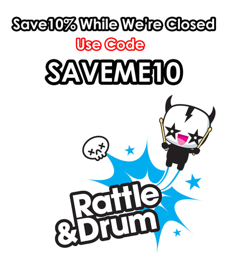 Save 10% on your entire order while the shop is closed