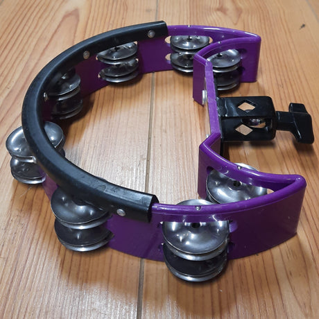 Pre-Owned Stagg Drum Set Tambourine in Purple