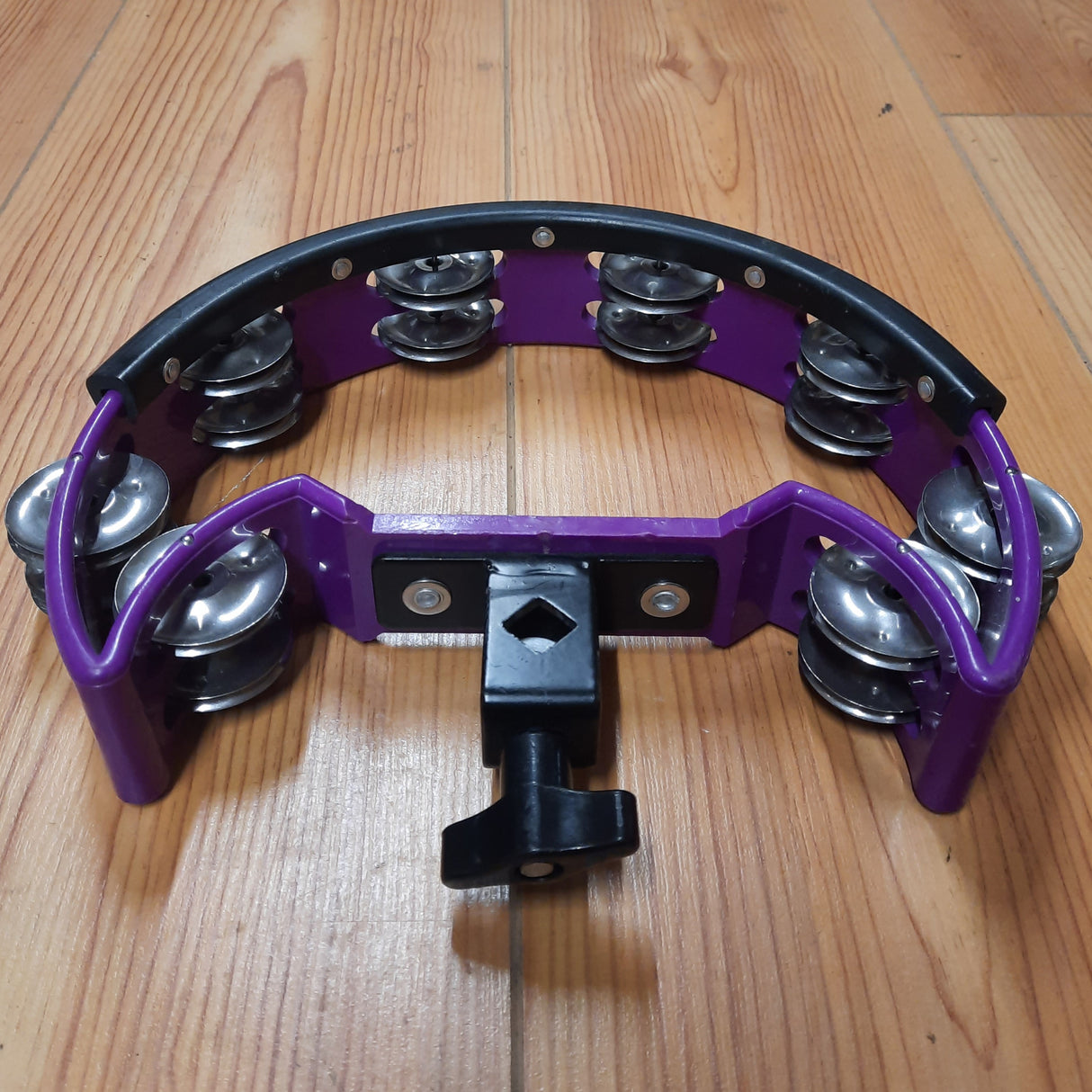 Pre-Owned Stagg Drum Set Tambourine in Purple