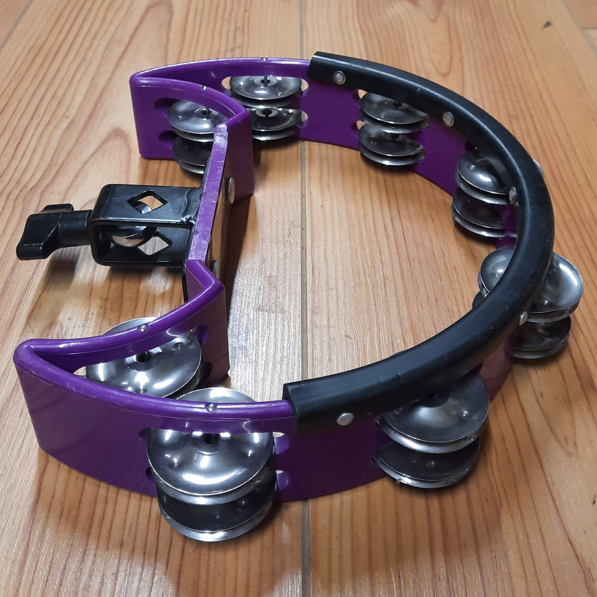 Pre-Owned Stagg Drum Set Tambourine in Purple