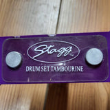 Pre-Owned Stagg Drum Set Tambourine in Purple