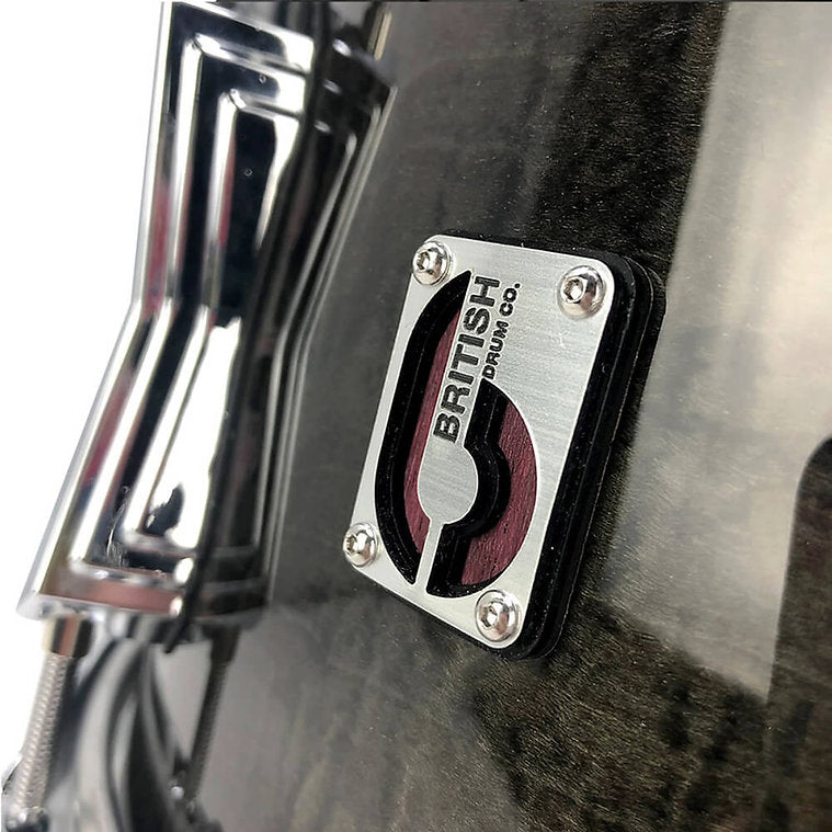 British Drum Company 'Super 7' 13" x 7" 10ply Purpleheart Snare Drum