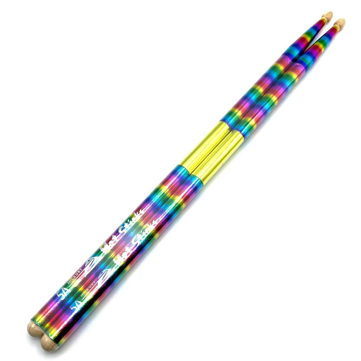 Hot Sticks Macrolus Drum Sticks - Rainbow