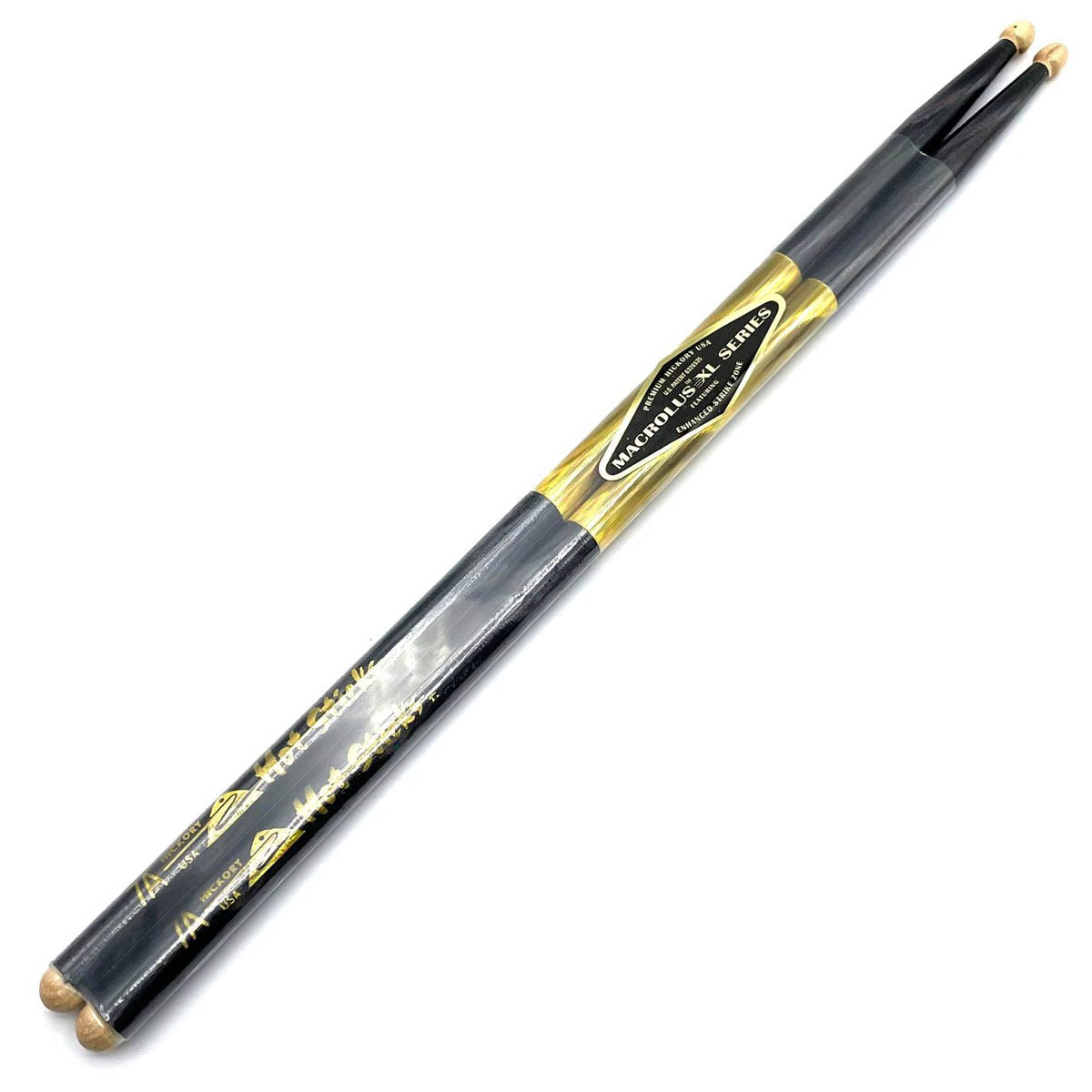 Hot Sticks Macrolus Drum Sticks - Black