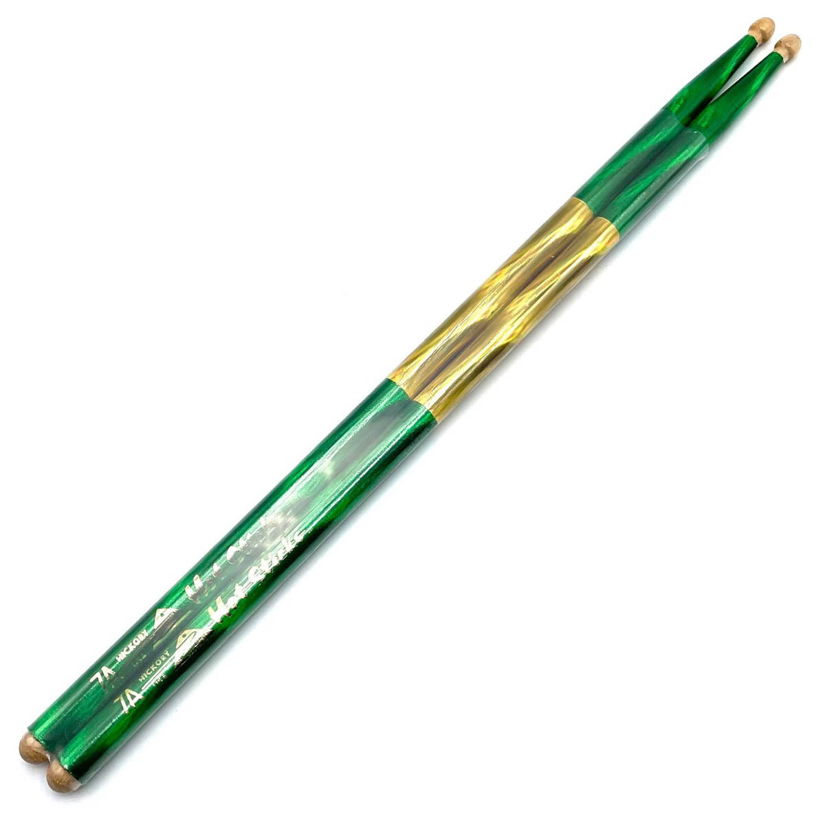 Hot Sticks Macrolus Drum Sticks - Green