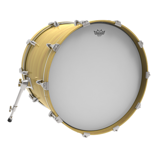 Remo Emperor Bass Drum Heads - Smooth White