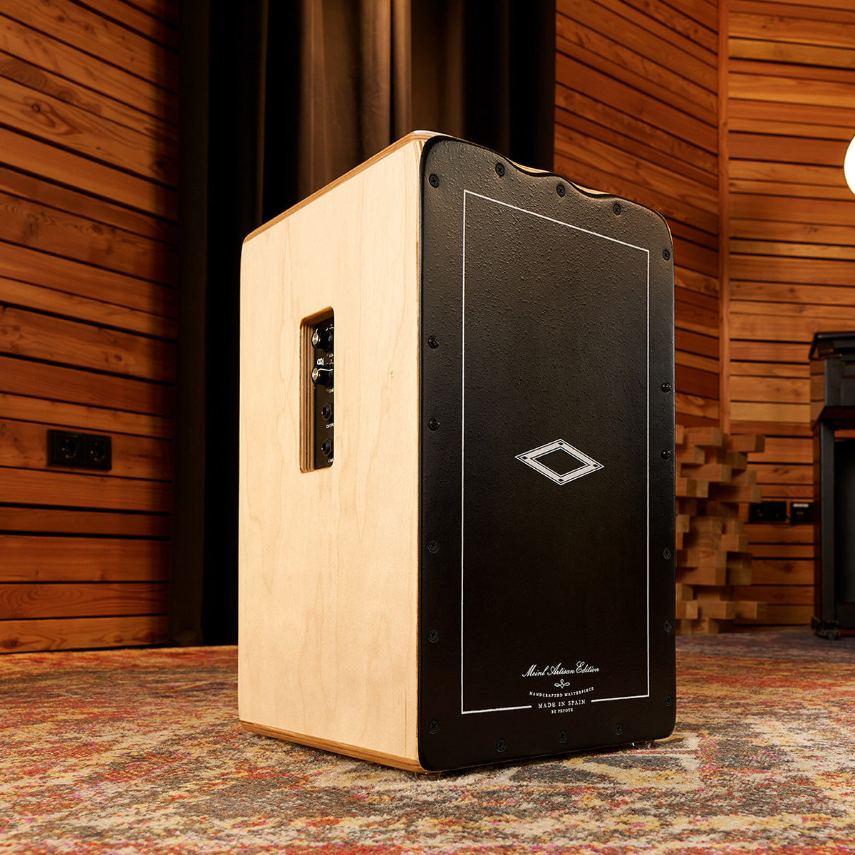 Meinl Artisan Edition Soleá Line Pickup Cajon - Dark Olive Burst