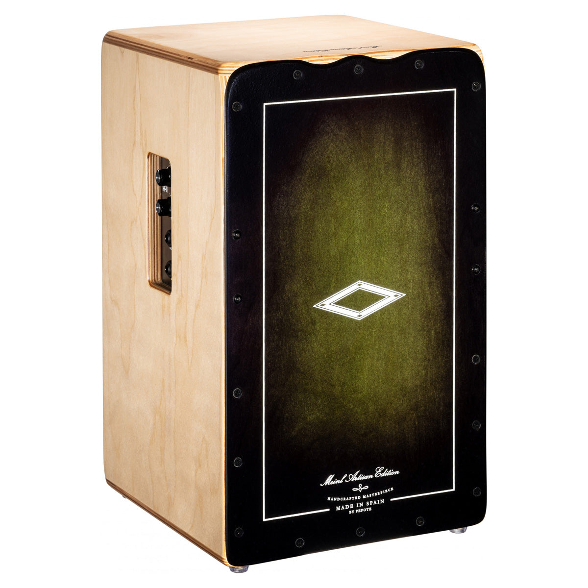Meinl Artisan Edition Soleá Line Pickup Cajon - Dark Olive Burst