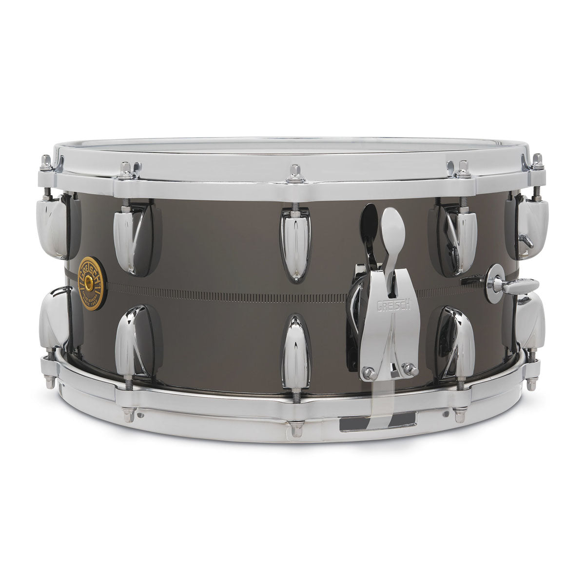 Gretsch USA Bell Brass 14"x6.5" Special Edition Snare Drum "Black Nickel"