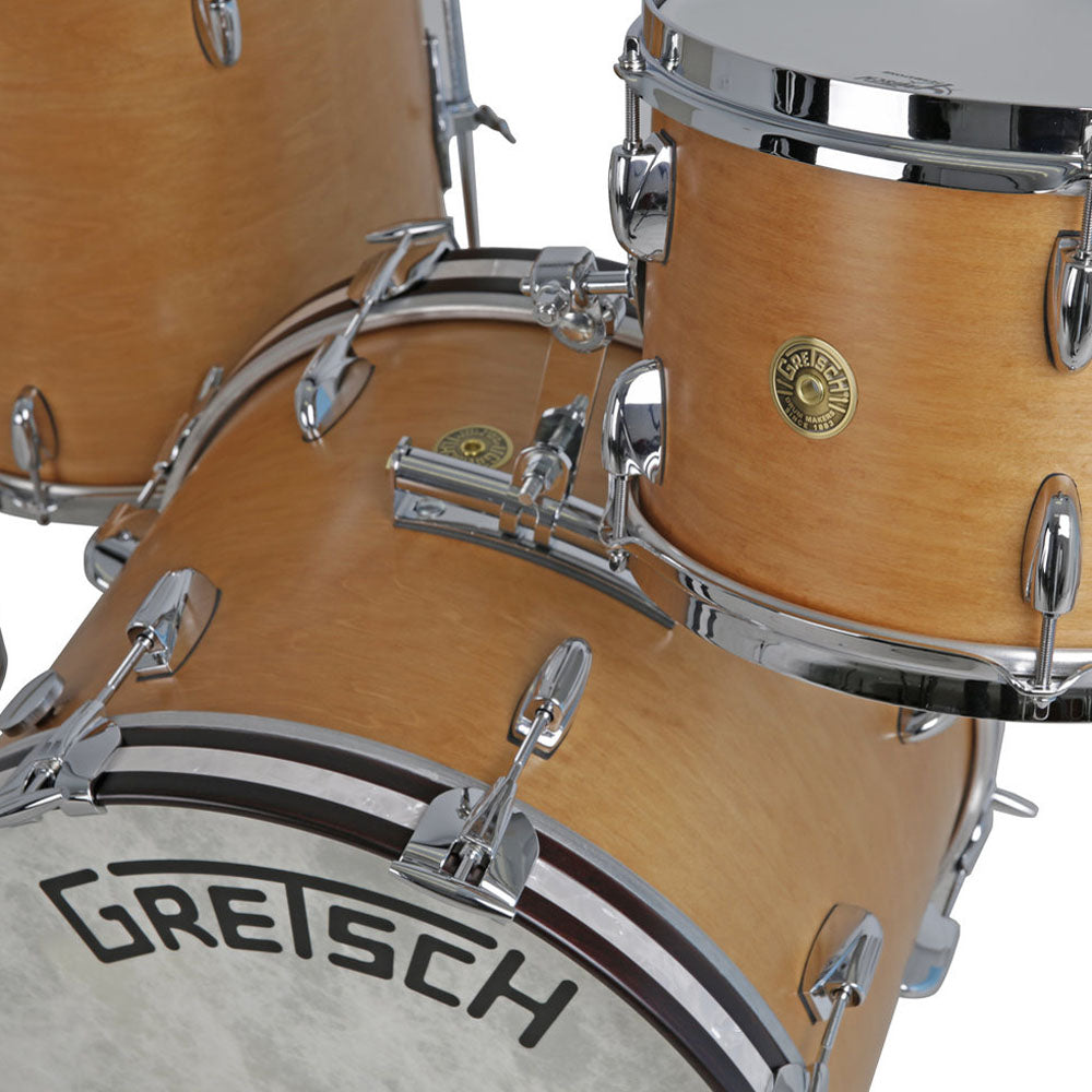 Gretsch USA Broadkaster Shell Pack in Satin Classic Maple - 18"| 12"| 14"