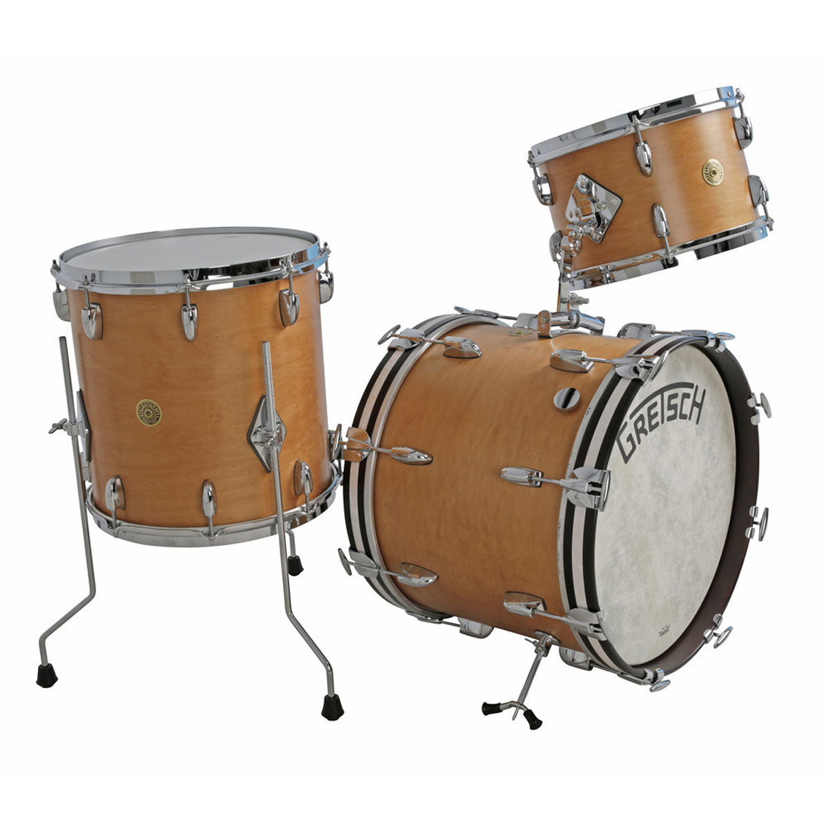 Gretsch USA Broadkaster Shell Pack in Satin Classic Maple - 18"| 12"| 14"