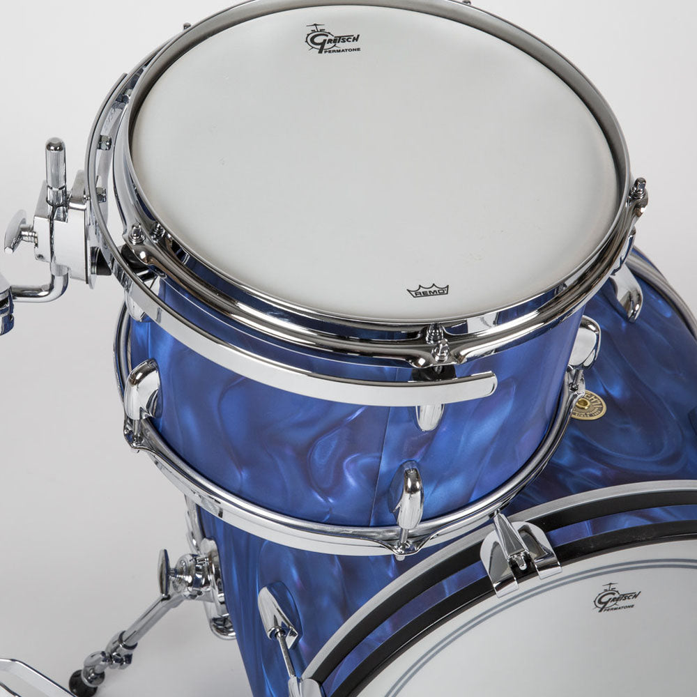 Gretsch USA Broadkaster Shell Pack in Peacock Satin Flame - 20"| 12"| 16"