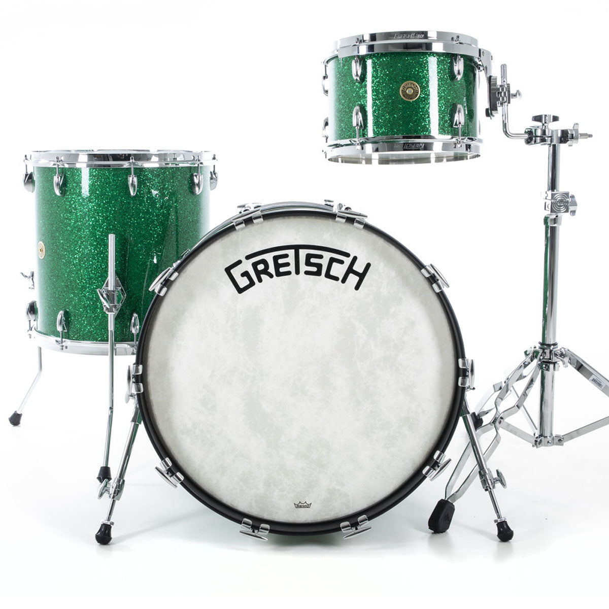 Gretsch USA Broadkaster Shell Pack in Green Glass - 22"| 12"| 16"