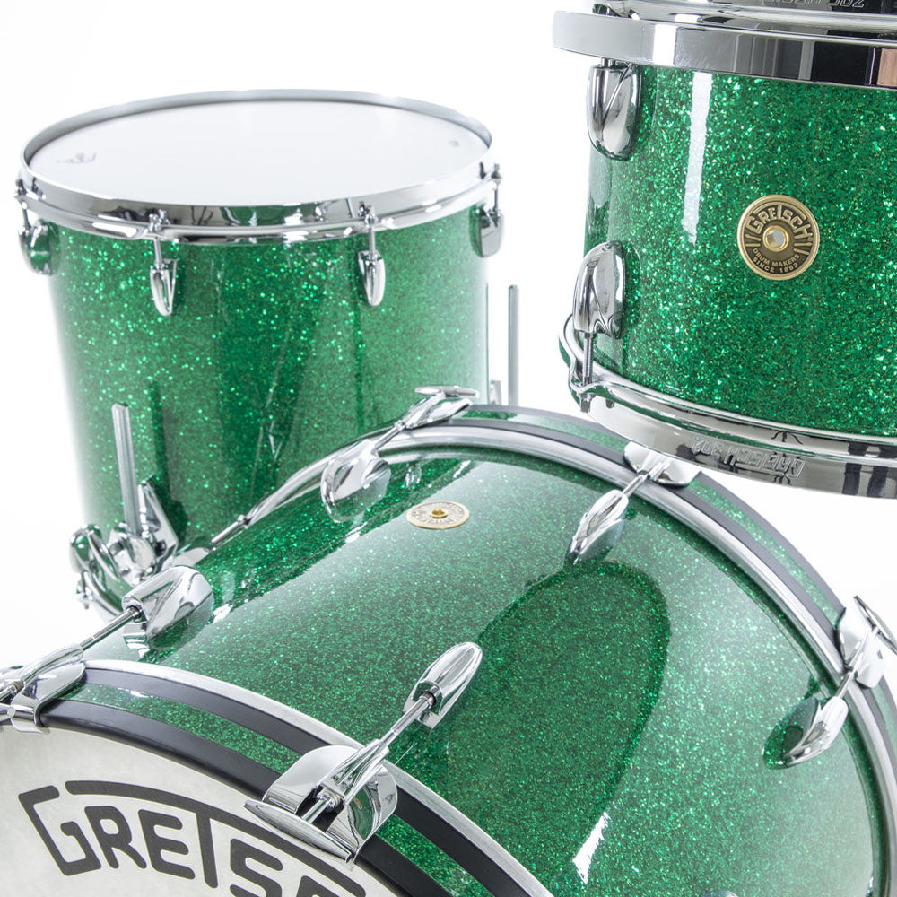 Gretsch USA Broadkaster Shell Pack in Green Glass - 22"| 12"| 16"