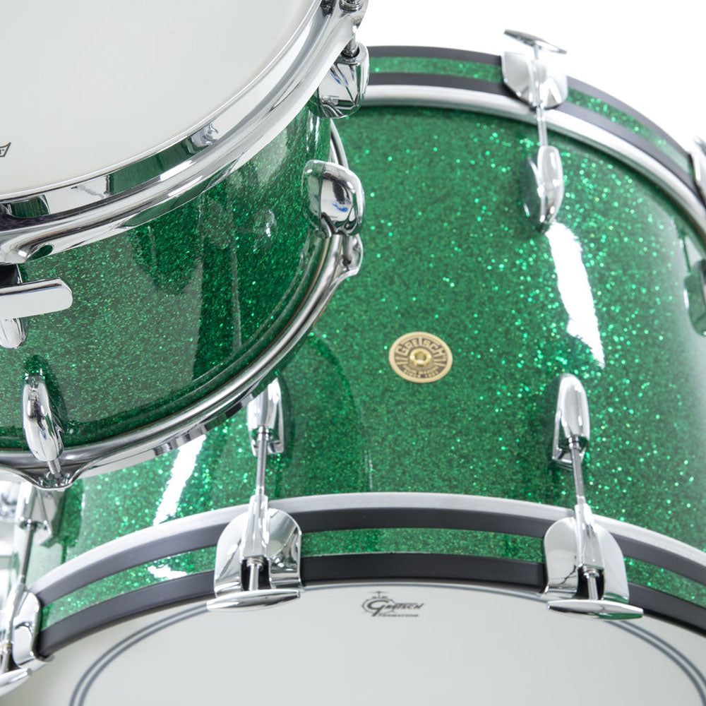 Gretsch USA Broadkaster Shell Pack in Green Glass - 22"| 12"| 16"