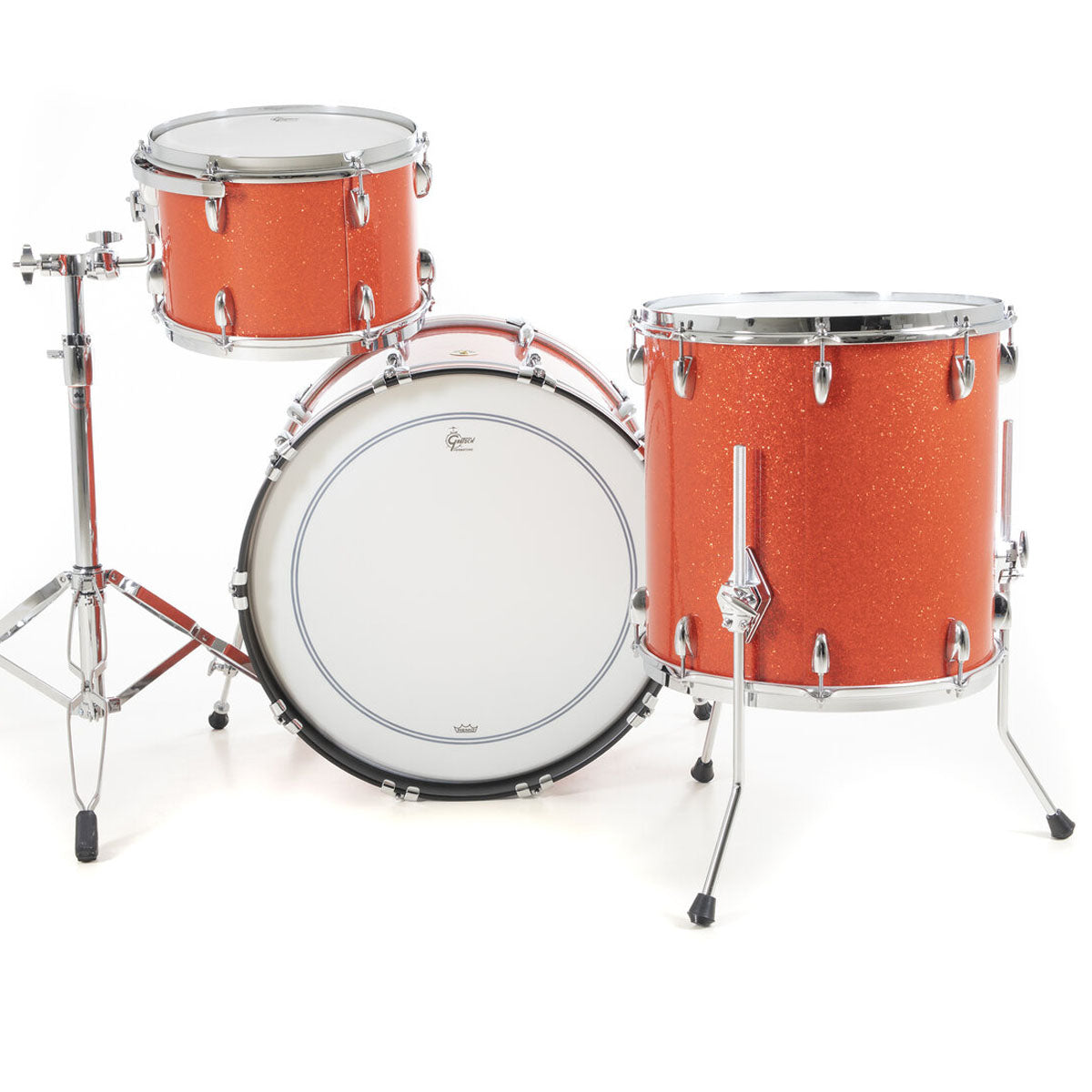 Gretsch USA Broadkaster Shell Pack in Tangerine Glass - 22"| 13"| 16"
