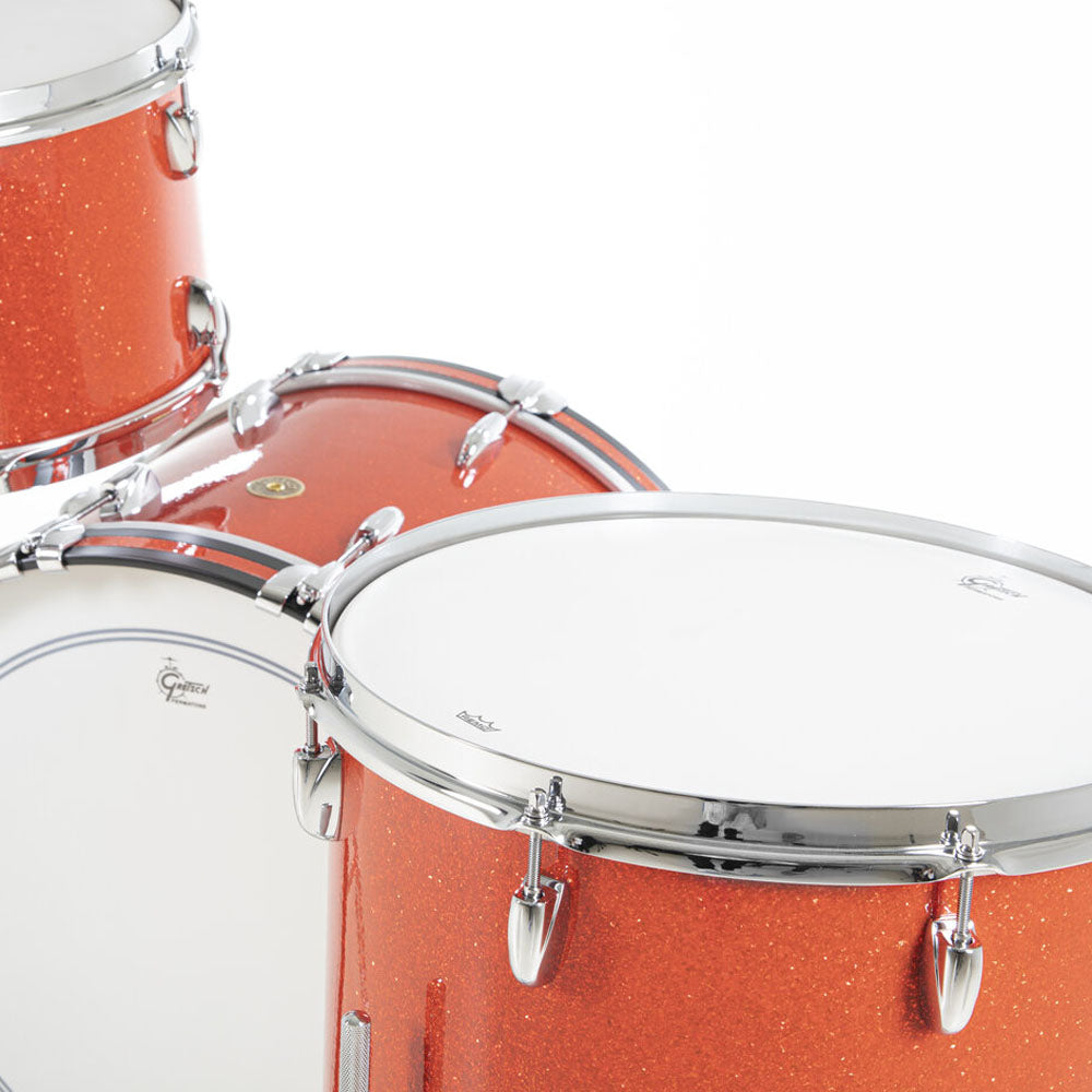 Gretsch USA Broadkaster Shell Pack in Tangerine Glass - 22"| 13"| 16"