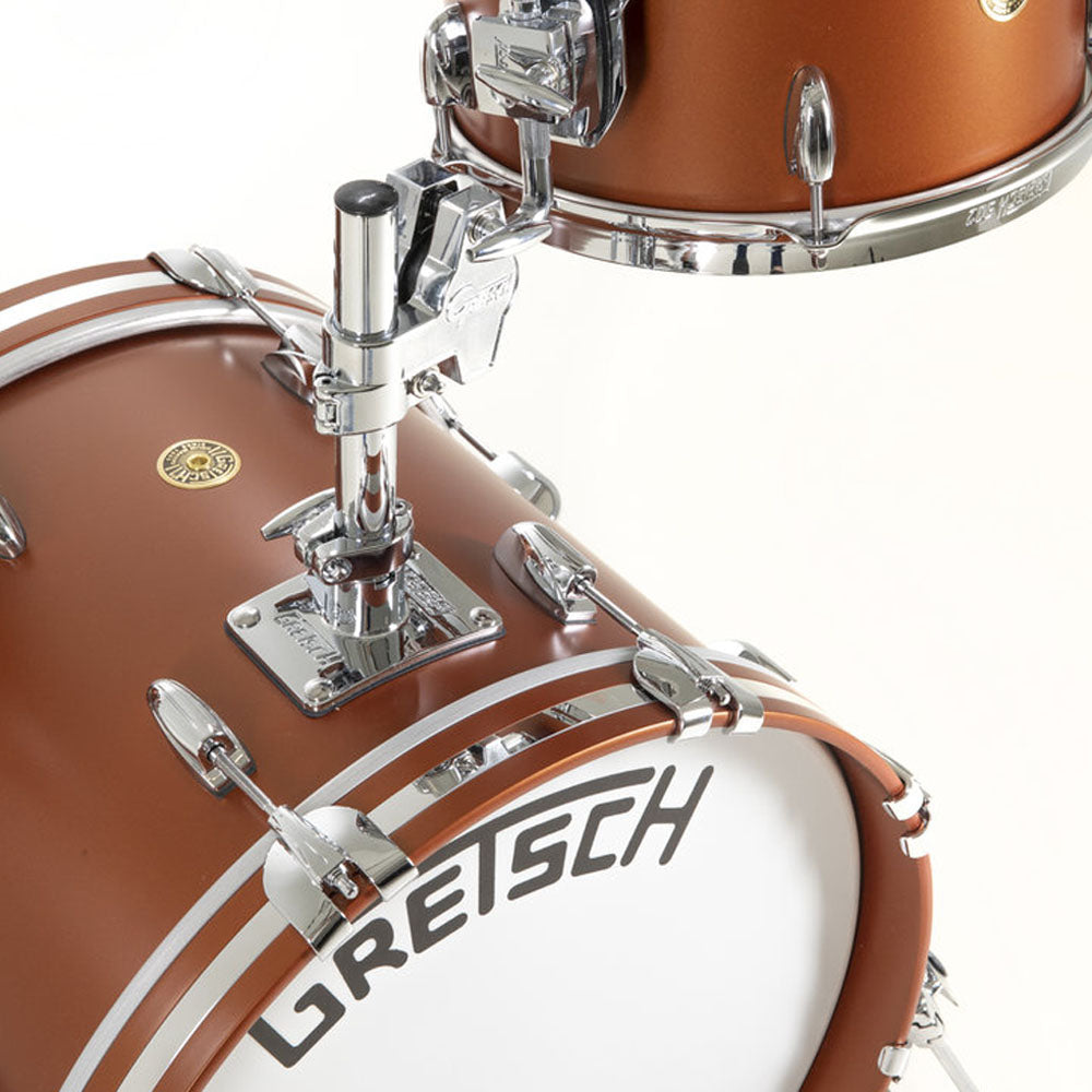 Gretsch USA Broadkaster Shell Pack in Satin Copper - 18"| 12"| 14"