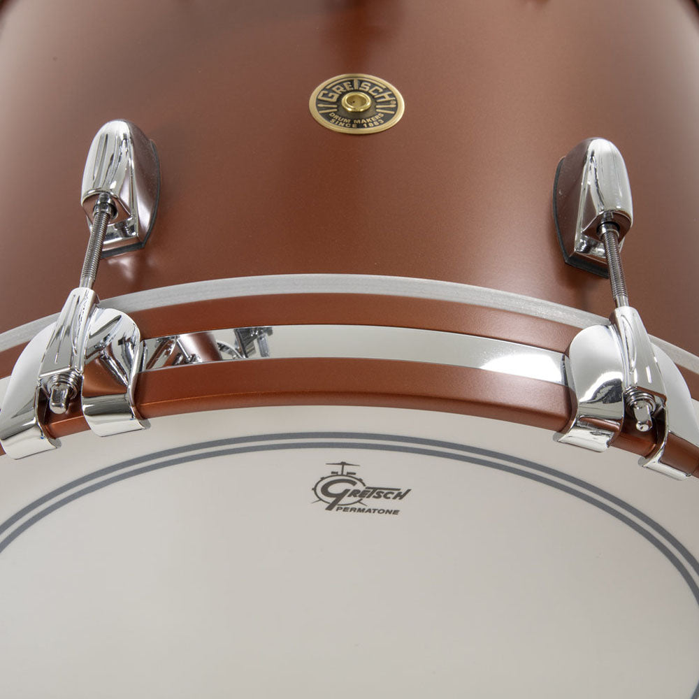 Gretsch USA Broadkaster Shell Pack in Satin Copper - 18"| 12"| 14"