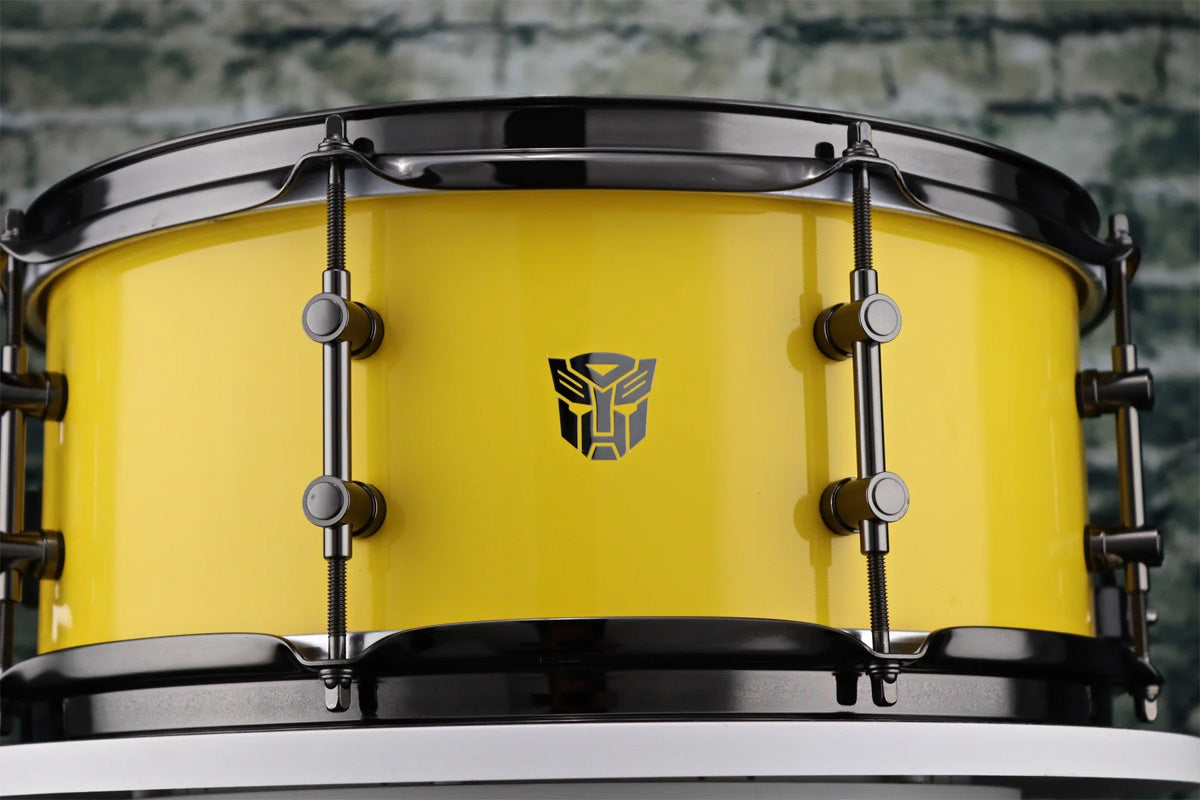 Primas Custom Shop 14"x6.25" Black Walnut Snare Drum - Bumblebee Inspired