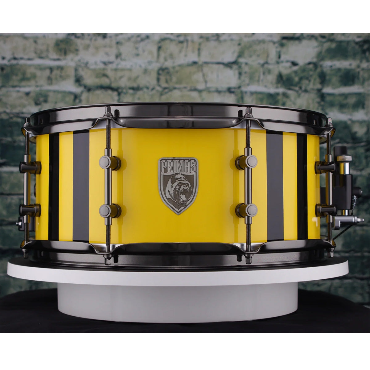 Primas Custom Shop 14"x6.25" Black Walnut Snare Drum - Bumblebee Inspired