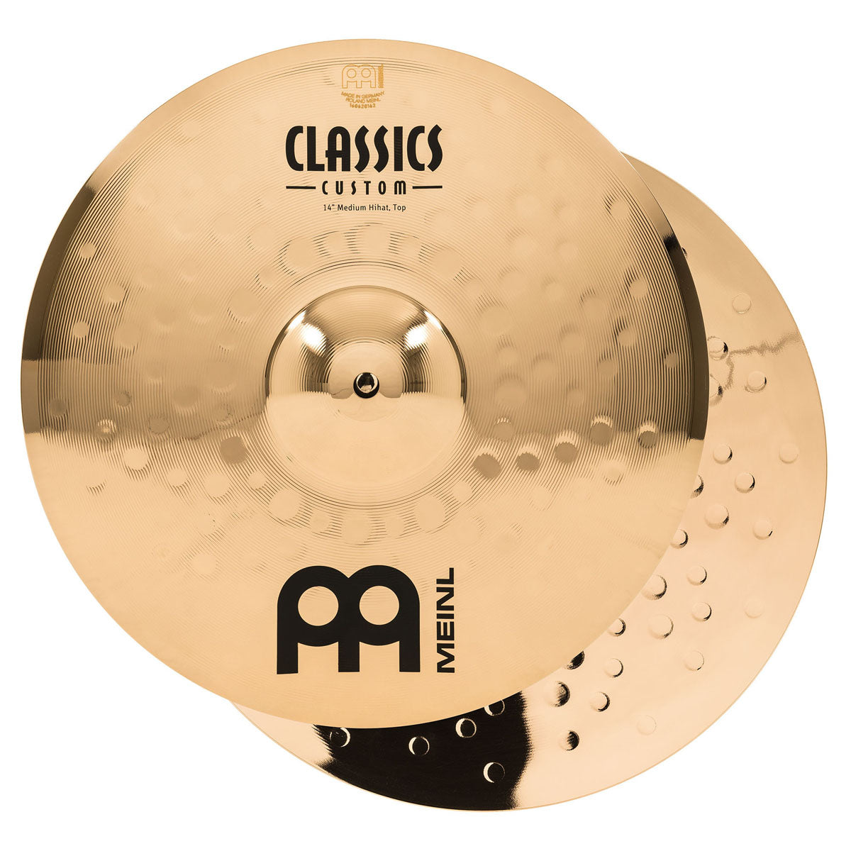 Meinl Classics Custom Brilliant 14" Medium Hi-Hats