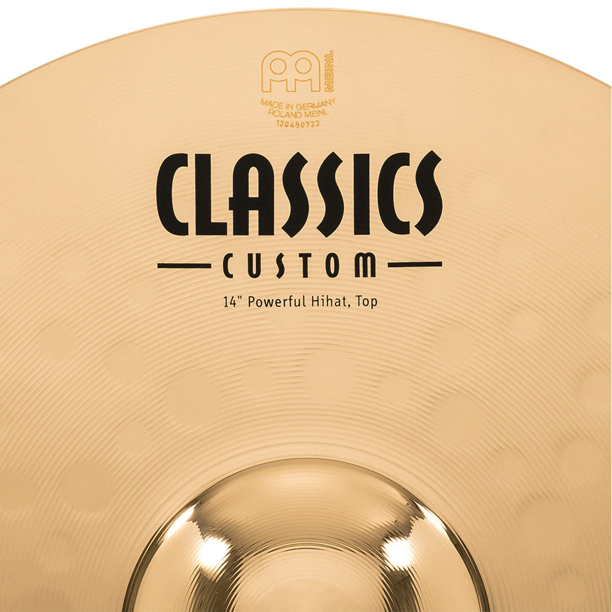 Meinl Classics Custom Brilliant 14" Powerful Hi-Hats