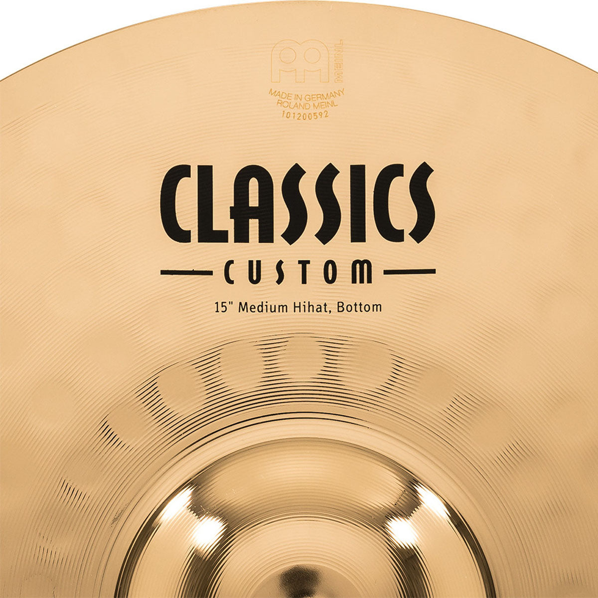 Meinl Classics Custom Brilliant 15" Medium Hi-Hats