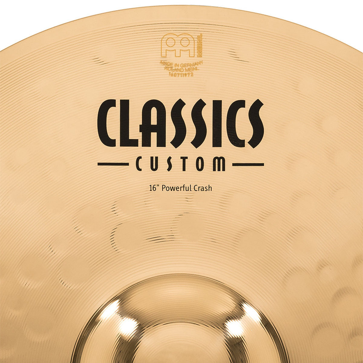 Meinl Classics Custom Brilliant 16" Powerful Crash