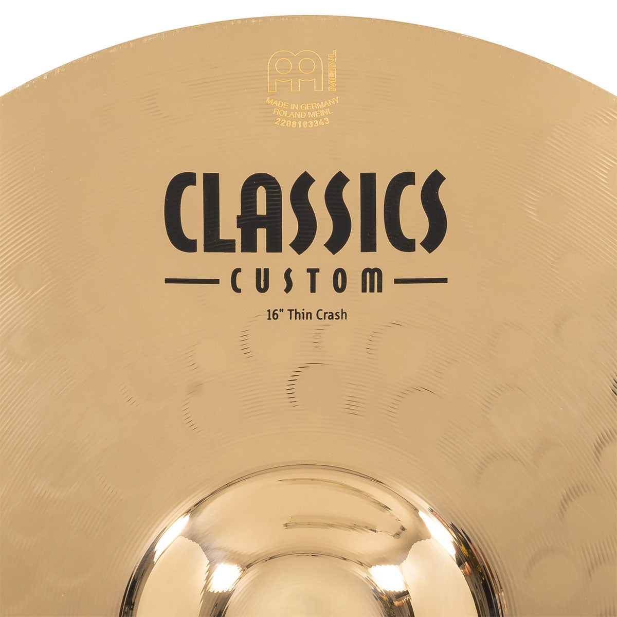 Meinl Classics Custom Brilliant 16" Thin Crash