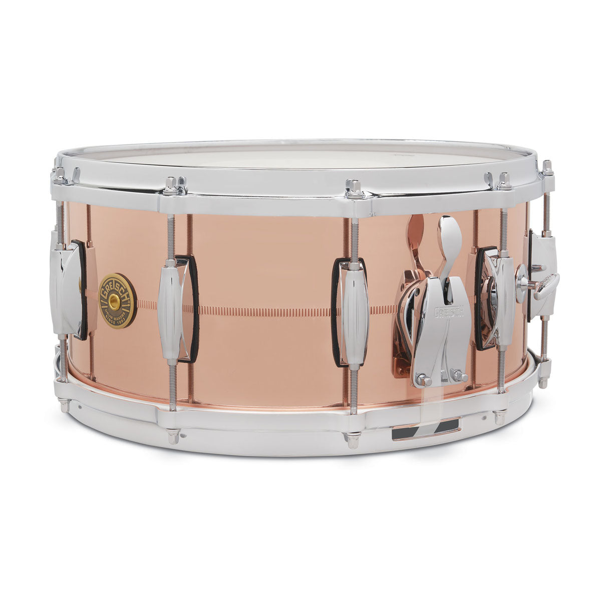 Gretsch USA Polished Copper 14"x6.5" Snare Drum