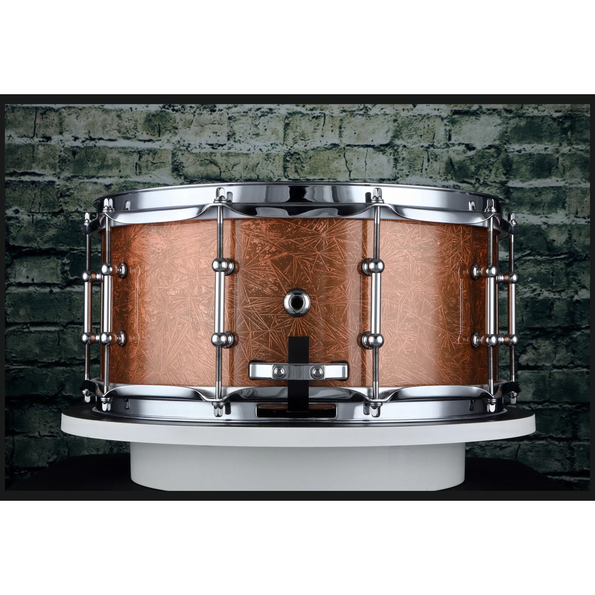 Primas Custom Shop 14"x6.5" White Oak/Padauk Snare Drum in Crystal Copper