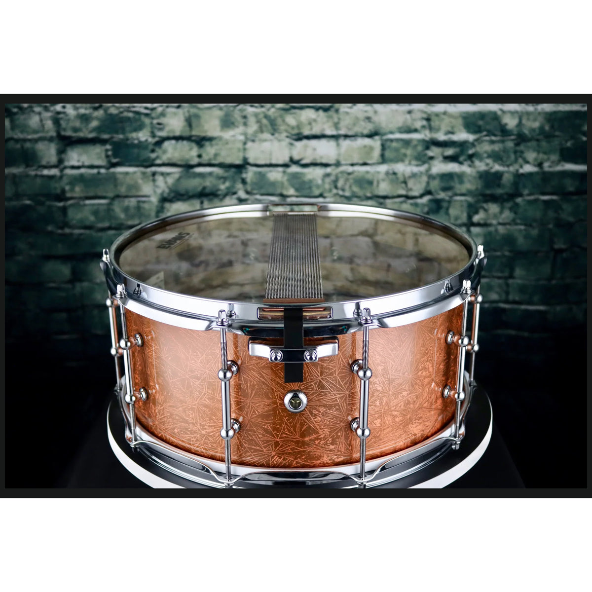 Primas Custom Shop 14"x6.5" White Oak/Padauk Snare Drum in Crystal Copper