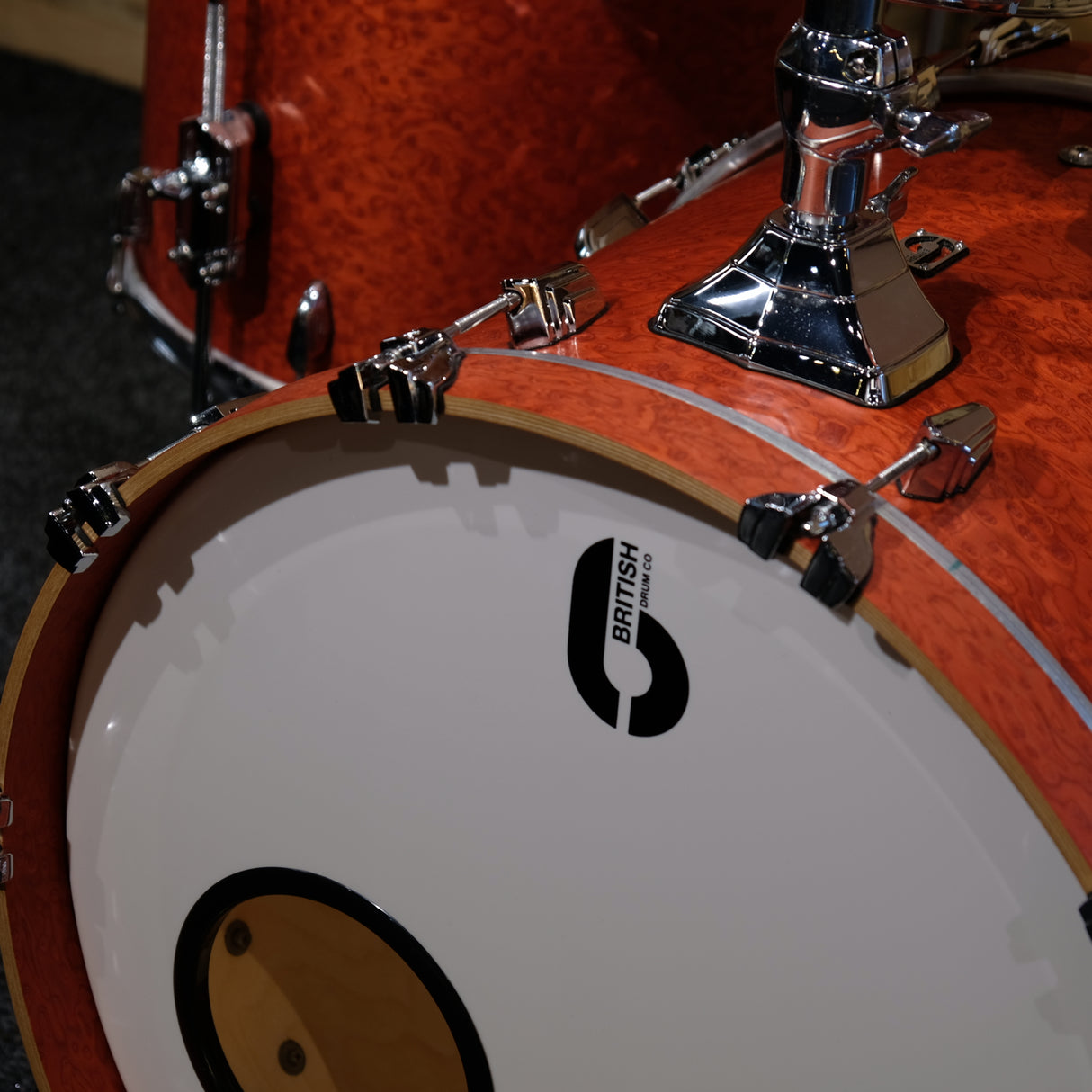 Pre-Owned British Drum Company Legend Club Shell Pack in Buckingham Scarlett