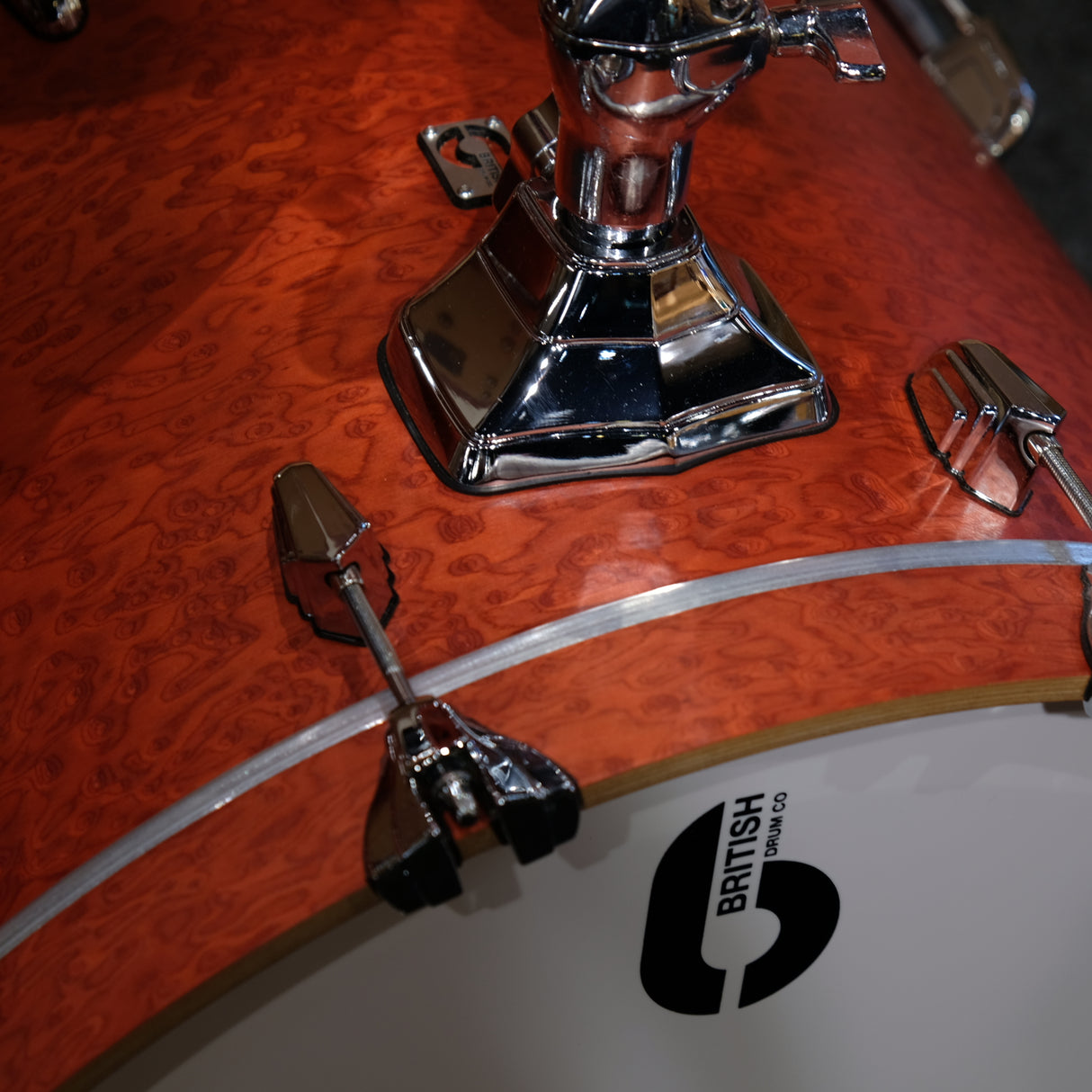 Pre-Owned British Drum Company Legend Club Shell Pack in Buckingham Scarlett