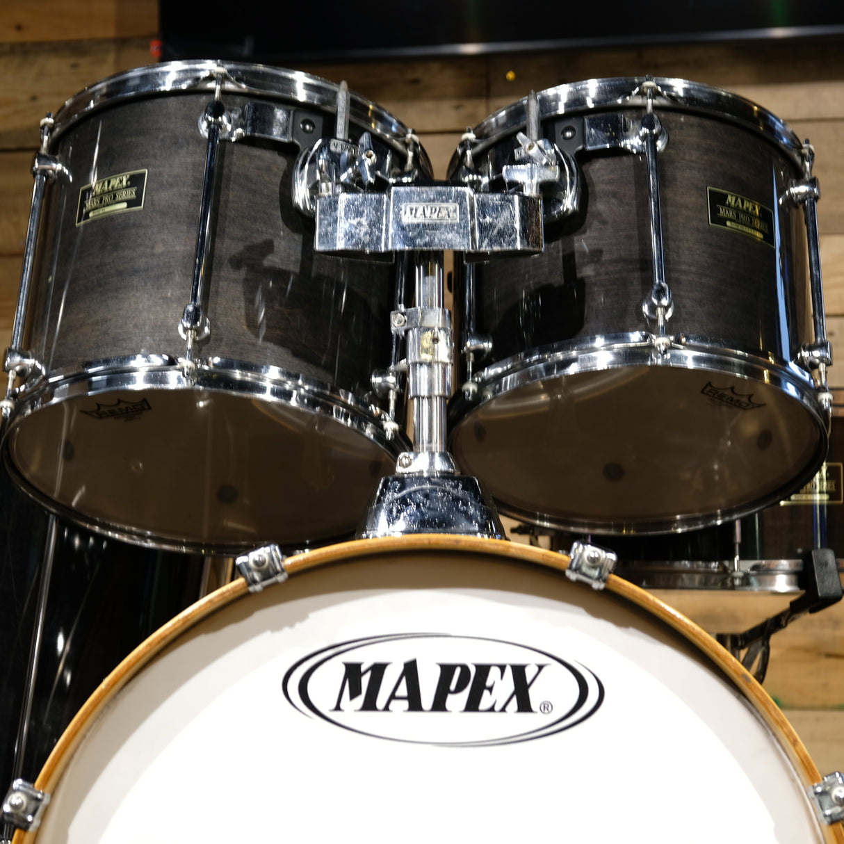 Pre-Owned Mapex Mars Pro Series Drum Kit in Trans Midnight Black