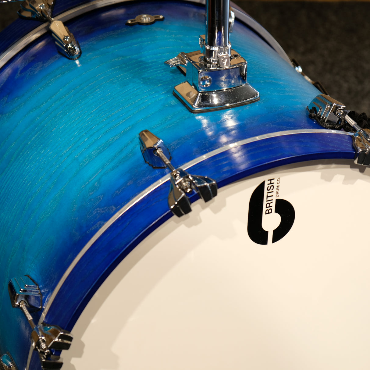 Pre-Owned British Drum Company Legend Club 20 Shell Pack in Fistral Blue