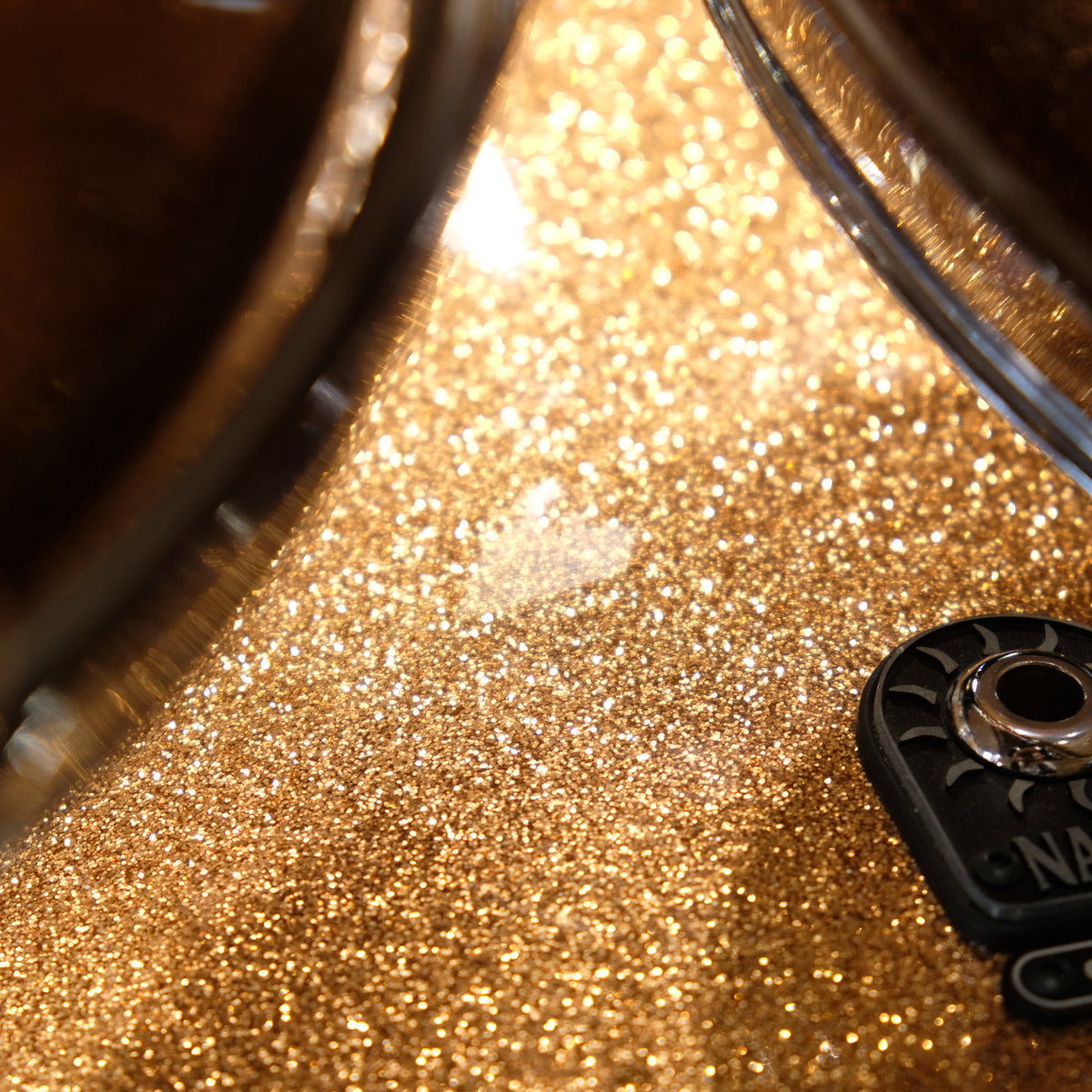 Pre-Owned Natal Café Racer 22″/18" 7-piece Shell Pack in Champagne Sparkle