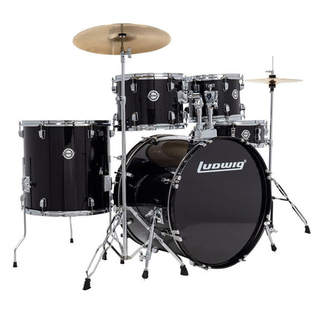 Ludwig Accent 5pc Drum Kit inc. Cymbals - 22" Bass Drum