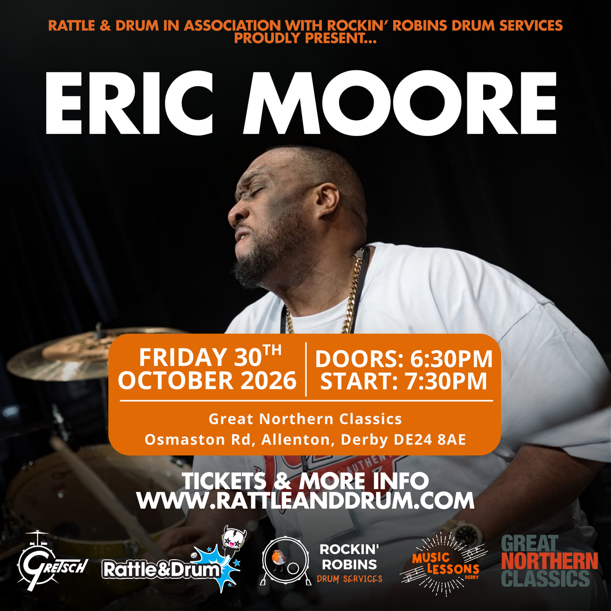 Eric Moore 30th October '26 @ Great Northern Classics