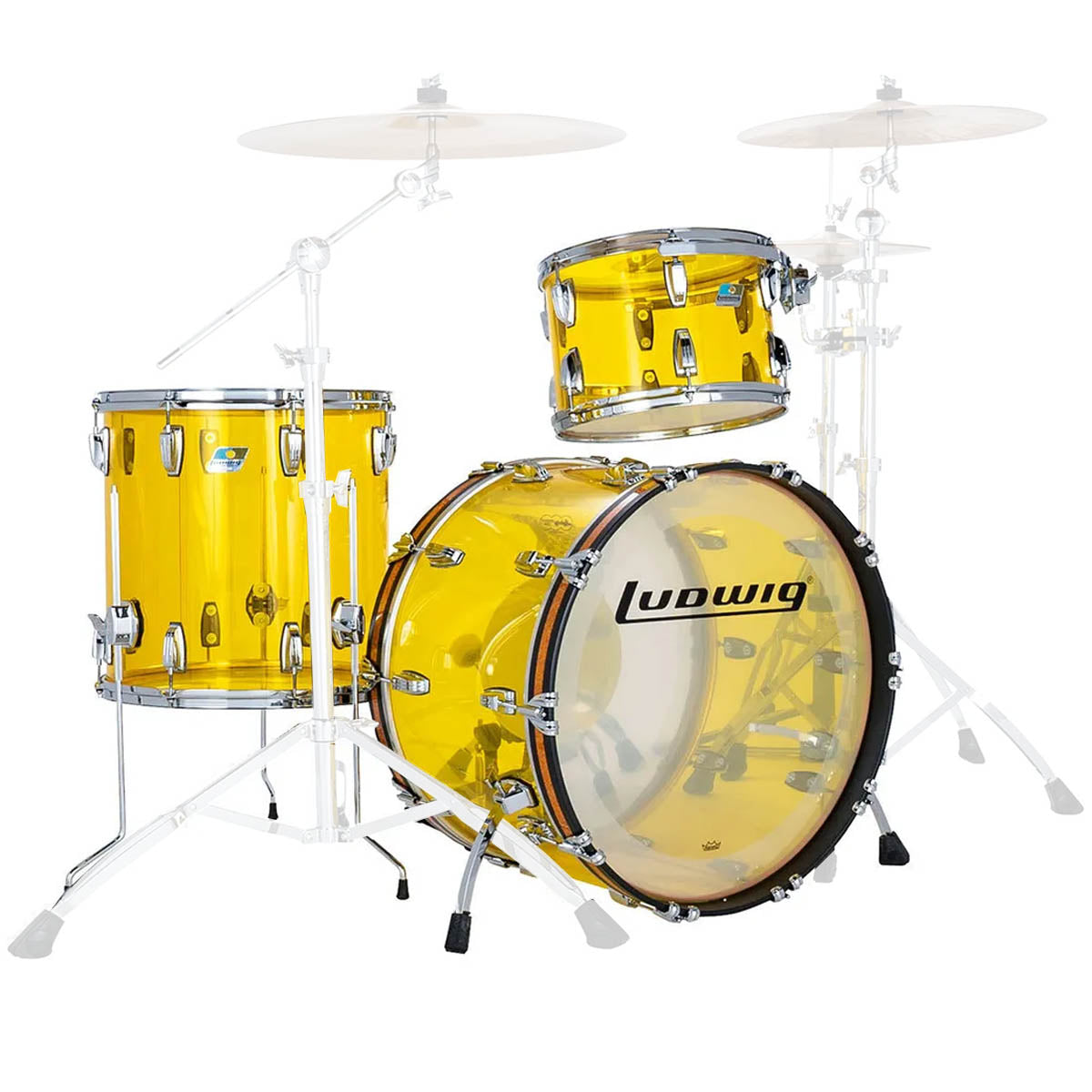 Ludwig USA Vistalite 24" Pro Beat Shell Pack