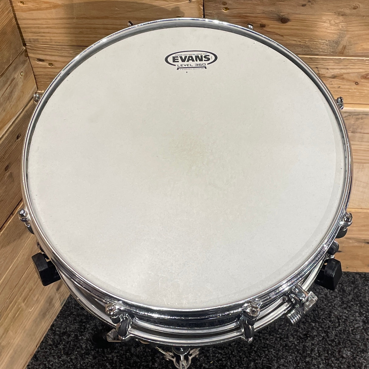Pre-Owned Premier Royal Ace 14"x5.5" Chrome-Over-Brass Snare Drum (1963-'64)