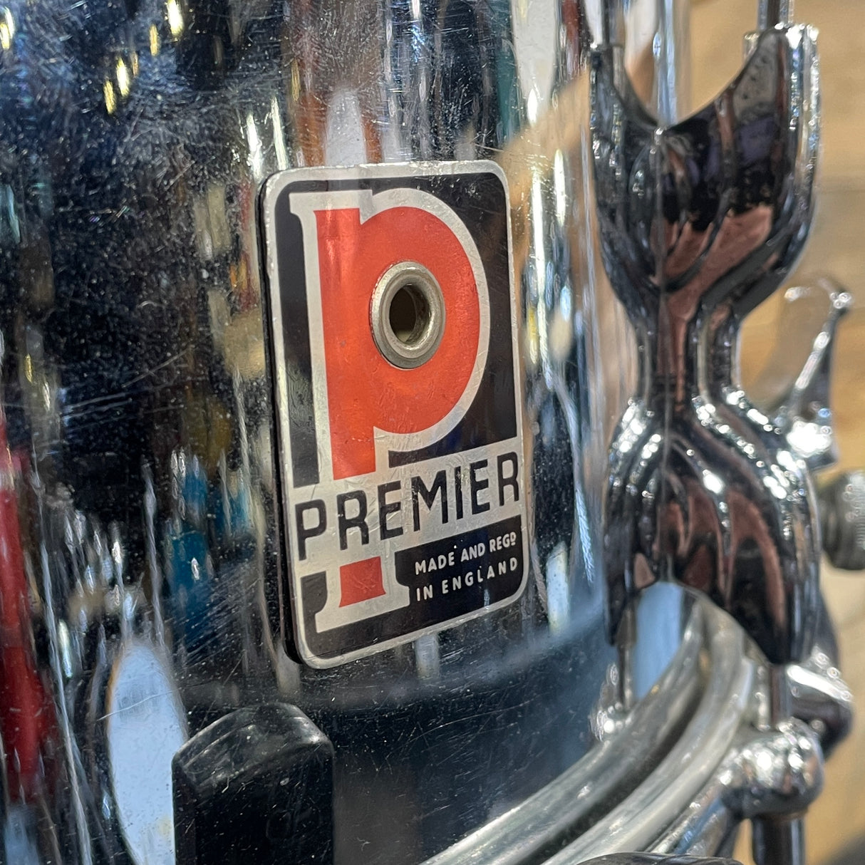 Pre-Owned Premier Royal Ace 14"x5.5" Chrome-Over-Brass Snare Drum (1963-'64)