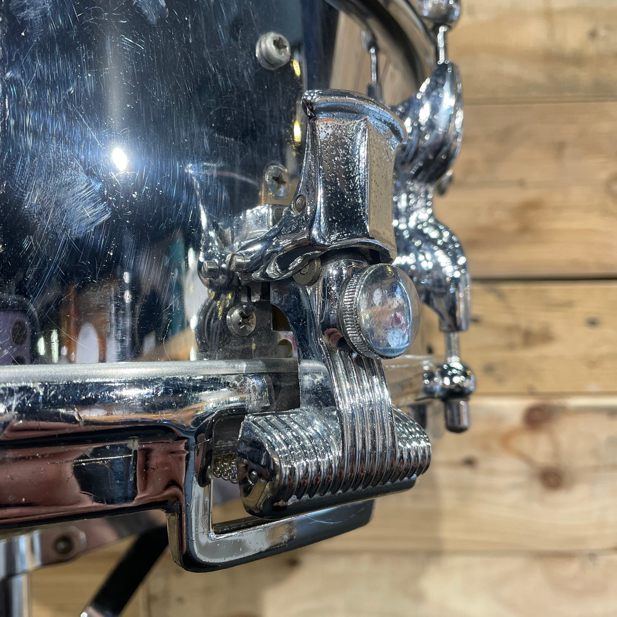 Pre-Owned Premier Royal Ace 14"x5.5" Chrome-Over-Brass Snare Drum (1963-'64)