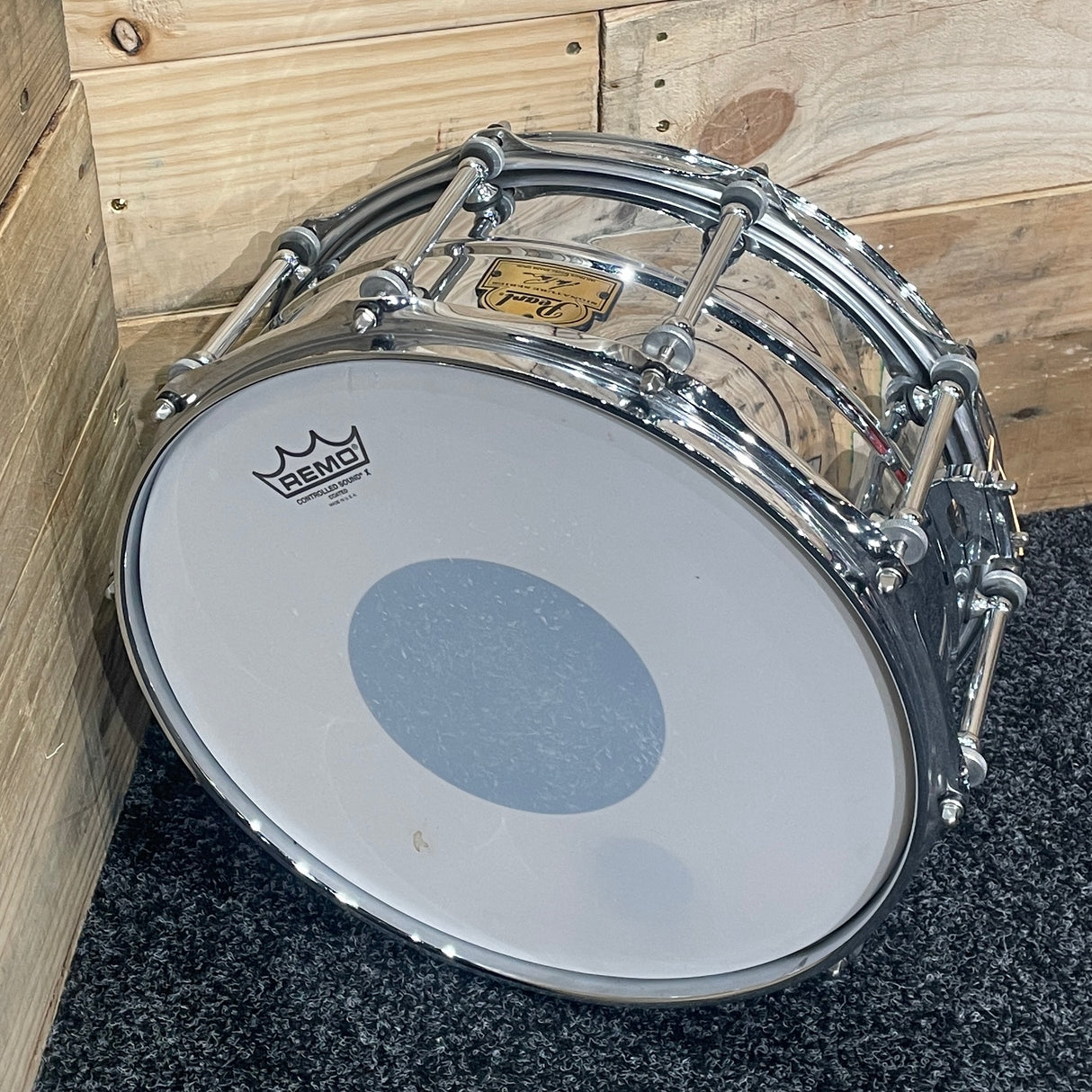 Pre-Owned Pearl Signature Ian Paice 14"x6.5" Steel Snare (Serial Number #000003)