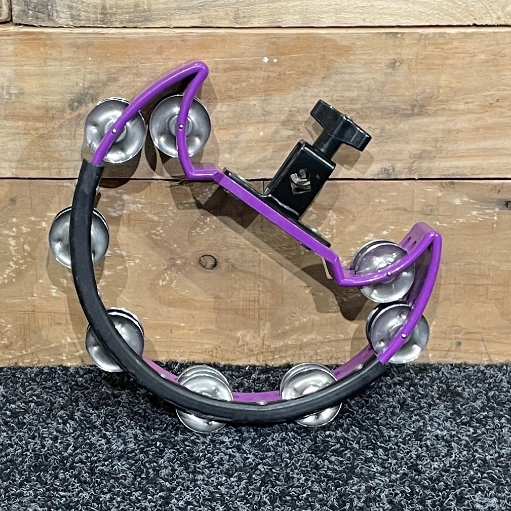 Pre-Owned Stagg Drum Set Tambourine in Purple