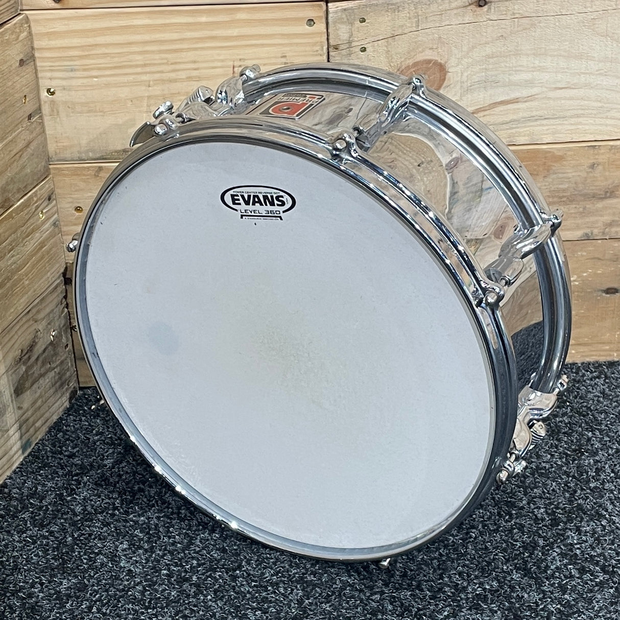 Pre-Owned Premier Royal Ace 14"x5.5" Chrome-Over-Brass Snare Drum (1963-'64)