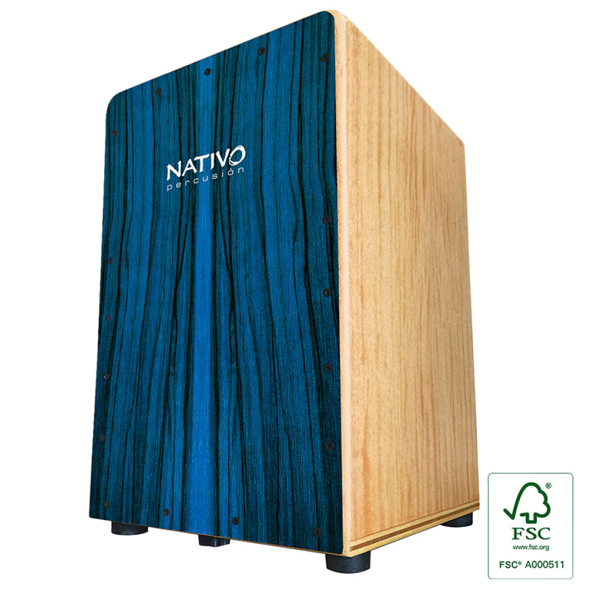 Nativo Inicia Series Cajon with Blue Frontplate