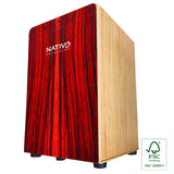 Nativo Inicia Series Cajon with Red Frontplate
