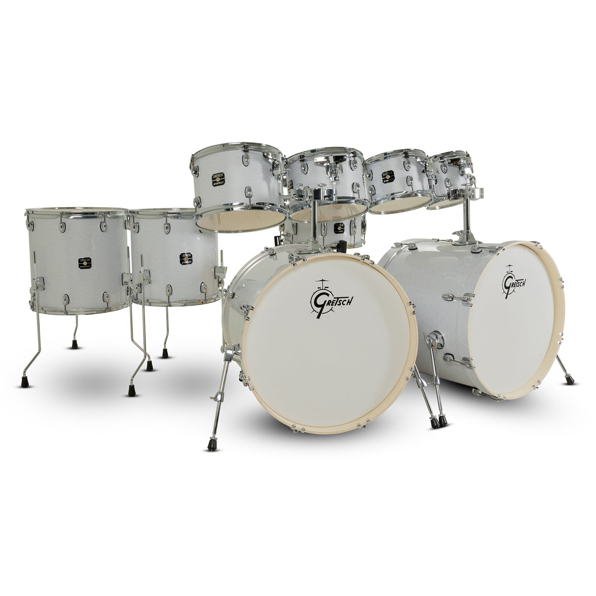 Gretsch Ltd. Edition Energy Shell Pack in White Pearl